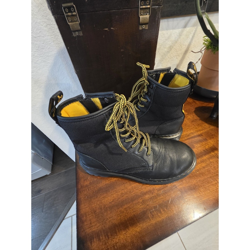 Dr. Martens 1460 AirWair Side Zip Lace-Up Boots, Size 5, Black